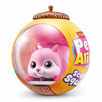 Інтерактивна іграшка PETS ALIVE S1 – Білочка (рожевий ), 9565B