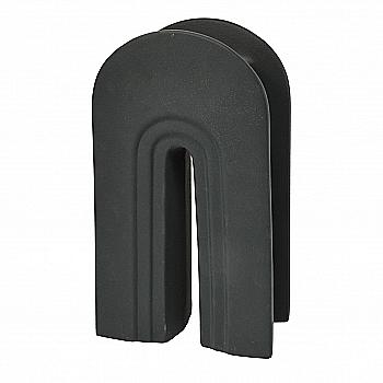 Ваза декоративная "IZUMO Eglo Living" темно-зеленая, h 27 см