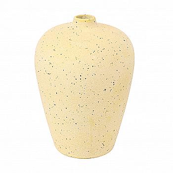 Ваза декоративная желтая h 10,5 см