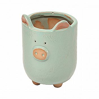 Кашпо "Лазурный поросенок", d 6 см