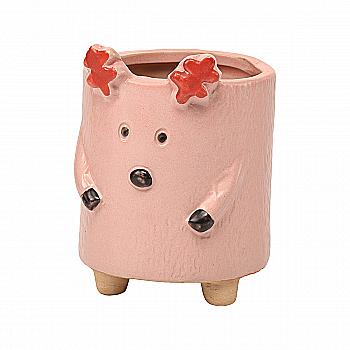 Кашпо "Розовый олененок", d 6 см