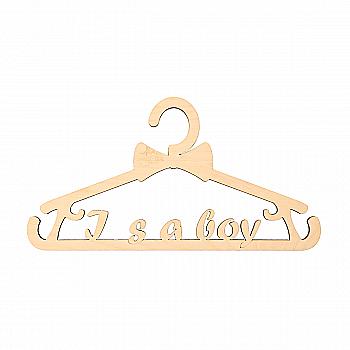 Заготовка деревянная Вешалка для мальчика 300*157*6 мм, В14