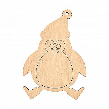 Заготовка деревянная Пингвин в шапке 110*76 см, 702974