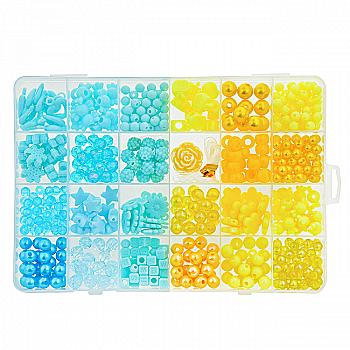 Набор для творчества с бисером, 2 вида, микс, PL-15/01/04