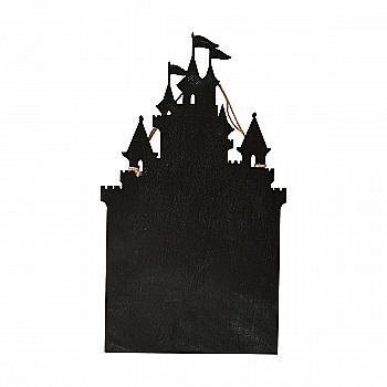 Заготівка дерев’яна Дошка для крейди №5 Замок, 27*47 см (чорна) 918