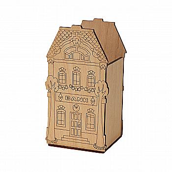 Заготовка деревянная Чайный домик с оном накладка, 702492