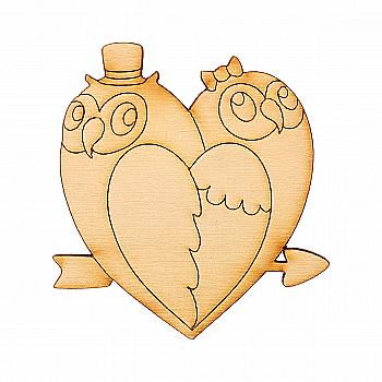 Заготівка дерев’яна Пара тварин, в асортименті, 305