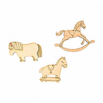 Заготівка дерев’яна Конячка, в асортименті 315/316