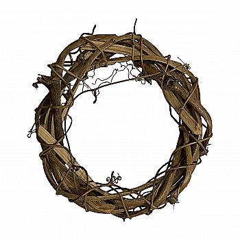 Веночек для декорирования, виноградная лоза, 20 см, Rosa Talent