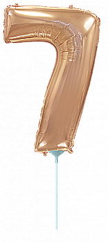 Кулька Ф ЦИФРА 7 14" рожеве золото ПАК, 3206-0587