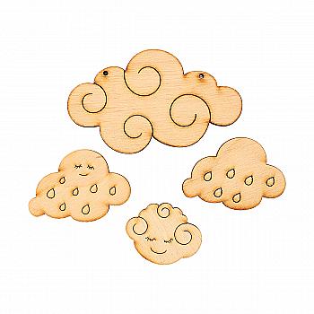 Заготівка дерев’яна Хмарка, в асортименті, 107