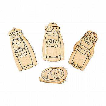 Заготівка дерев’яна Різдво в асортименті, 215/1