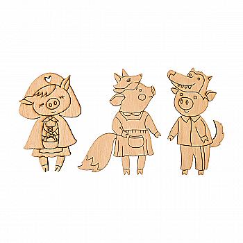 Заготівка дерев’яна, в асортименті, 328(4-16)