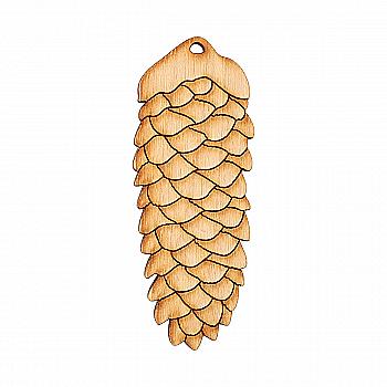 Заготівка дерев’яна Ялинкова іграшка, в асортименті