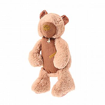 М’яка іграшка Ведмідь маленький рожевий Aubepine, 718022