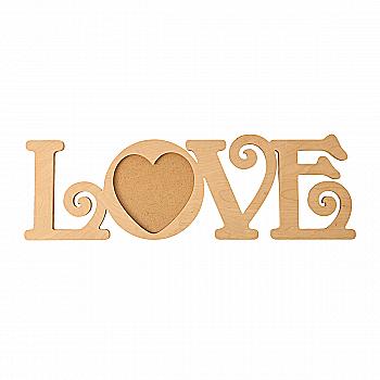 Заготівка дерев’яна Фоторамка "Love", 0970