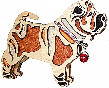 Набор-Конструктор "Шарпей" (12,3*3,6*9,5 см) фанера, 084-F