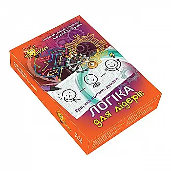 Гра настільна "Логіка для лідерів" 9-12 р. (укр), Thinkers, 09101