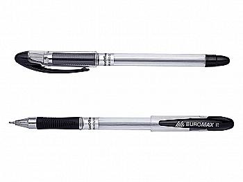 Ручка масляна MaxOFFICE, чорна, BM.8352-02