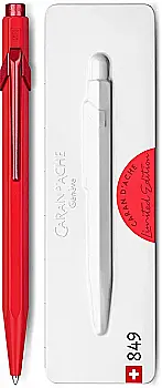 Ручка Caran d’Ache 849 Claim Your Style монохром Красная + box