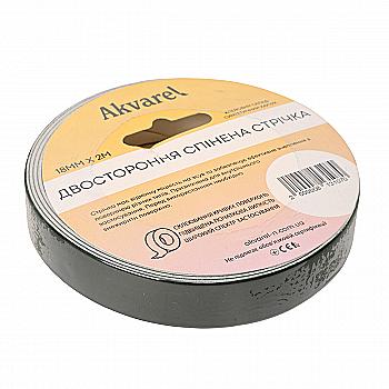 Скотч 18 мм*2 м, 1 мм, двосторонній, спінений, Akvarel (192)