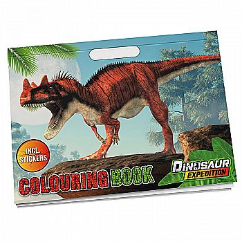 Раскраска со стикерами Dinosaur Expedition, 961028