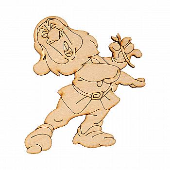 Заготівка-магніт дерев’яна "Гном "Чихун"-3, MG034