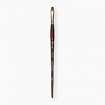 Пензель синтетика овальна "Raphael" Precision, №10, для акрилу та олії, довга ручка, 8940.10