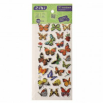Наклейки 3D Бабочки 23 см, KIDS Line, ZB.63389