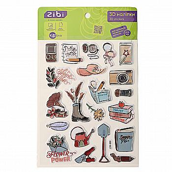 Наклейки 3D Осенняя романтика 19 см, KIDS Line, ZB.63394