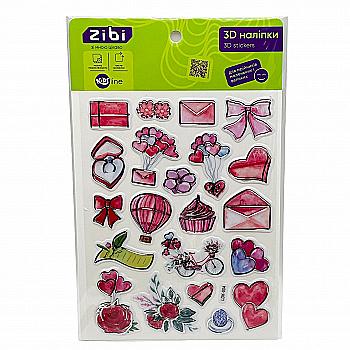 Наклейки 3D Романтическая любовь 19 см, KIDS Line, ZB.63405