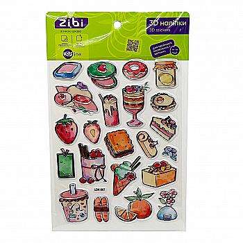 Наклейки 3D Вкусности 19 см, KIDS Line, ZB.63408