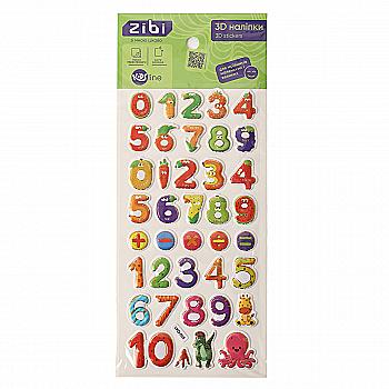 Наклейки 3D Цифры и цифры 23 см, KIDS Line, ZB.63383