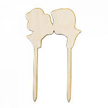 Заготівка дерев’яна Верхівка для торта "Я тебе люблю" 150*194*4 мм, ВТ35