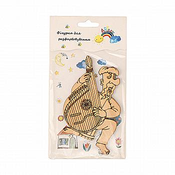 Заготівка дерев’яна "Музики 1, блістер" 75*95 мм, UA10-035B