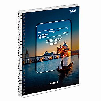 Зошит для записів Yes А4/80 од.спіраль "City Magic" ВДЛ, 152448