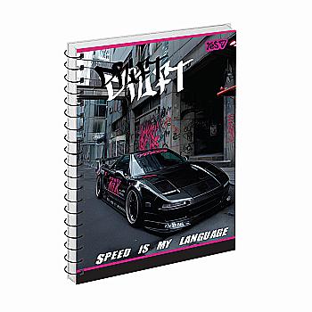 Зошит для записів Yes А5/80 од.спіраль "Boost mode" ВДЛ, 152447