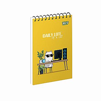 Зошит для записів Yes А6/80 од.спіраль "Cet life" ВДЛ, 152338