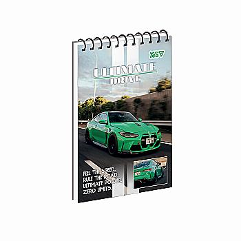 Зошит для записів Yes А6/80 од.спіраль "Drive Mode" ВДЛ, 152481