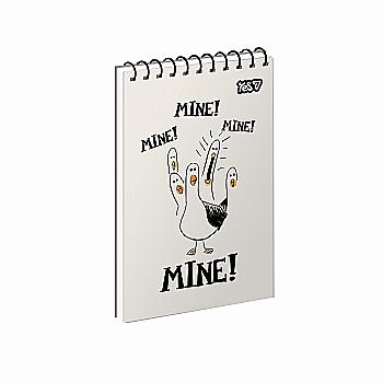 Зошит для записів Yes А6/80 од.спіраль "Mine! Mine! Mine!" ВДЛ, 152475