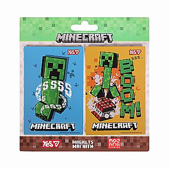 Магніти Yes "Minecraft. Boom" 6*9 см, 2 шт., 708553