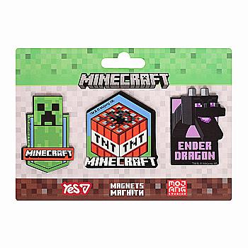 Магніти фігурні Yes "Minecraft" 3 шт., 708543