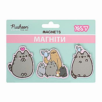 Магніти фігурні Yes "Pusheen" 3 шт., 708547