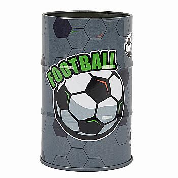 Стакан-подставка бочка Yes "Football" металл, 708791