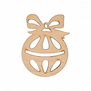 Заготівка дерев’яна Ялинкова іграшка №1,2,3,4,5,6,7,8,9 (2-043)