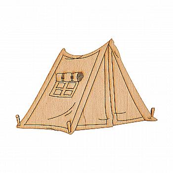 Заготовка деревянная Туризм Палатка 2 вида