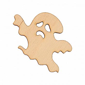 Заготівка з фанери Розмальовка Хелловін "Привид-3" 5,2*7,5 см, 001257 ArtBober