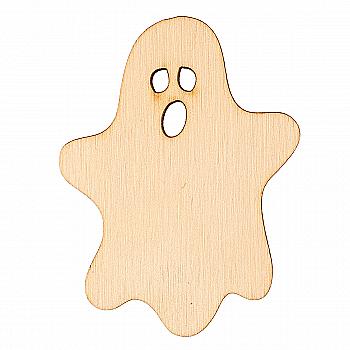 Заготівка з фанери Розмальовка Хелловін "Привид-5" 7,5*5,7 см, 001259 ArtBober