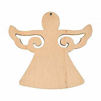 Заготовка деревянная декупажная "Ангел", 0118