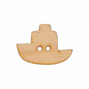 Заготівка дерев’яна Гудзик пароплав, 702616